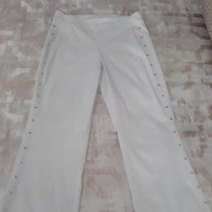 White Bootleg style pants